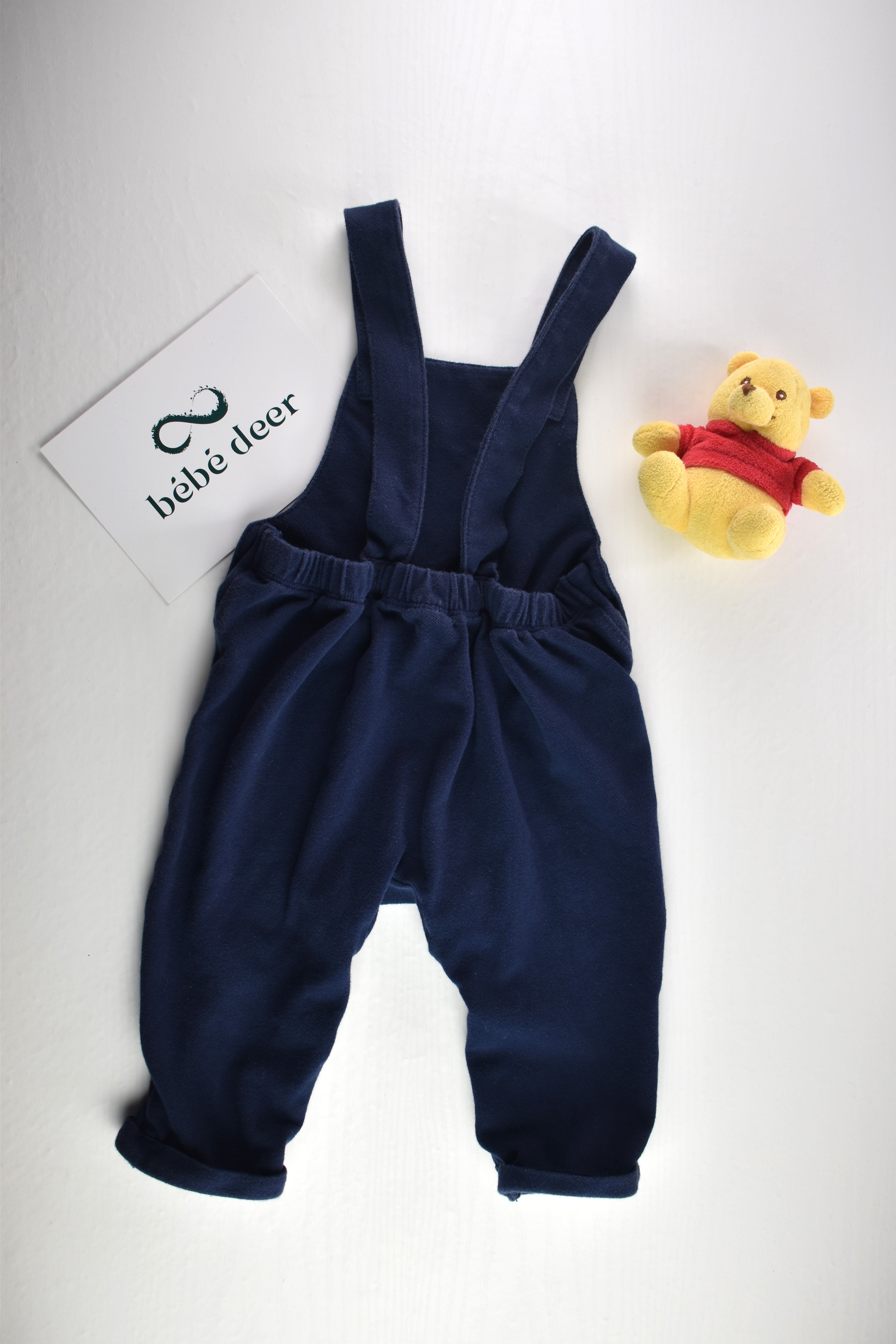 Navy dungarees