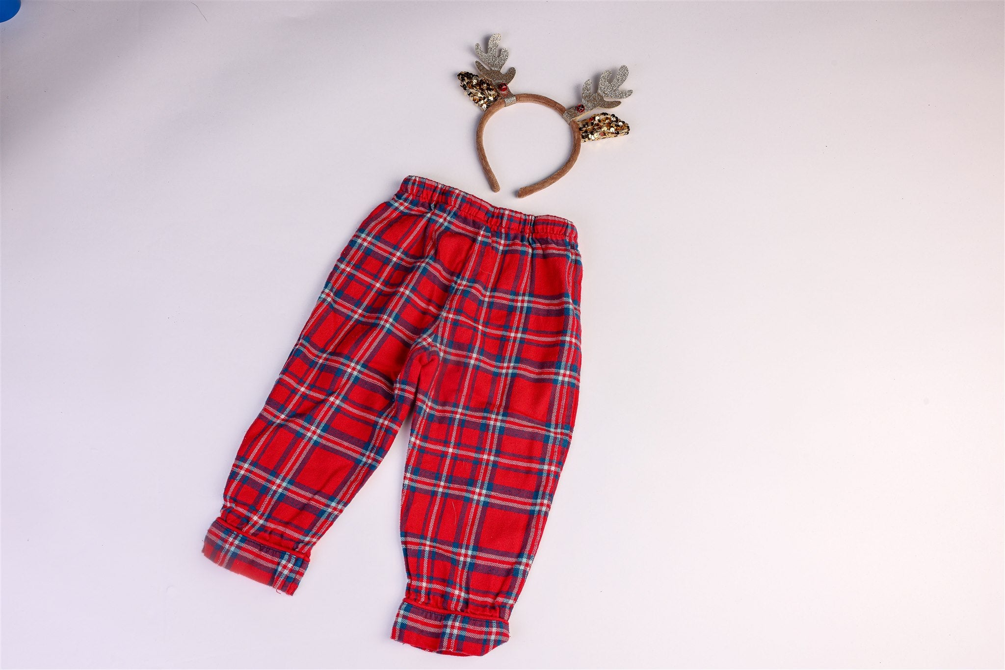 Checked sleepsuit set