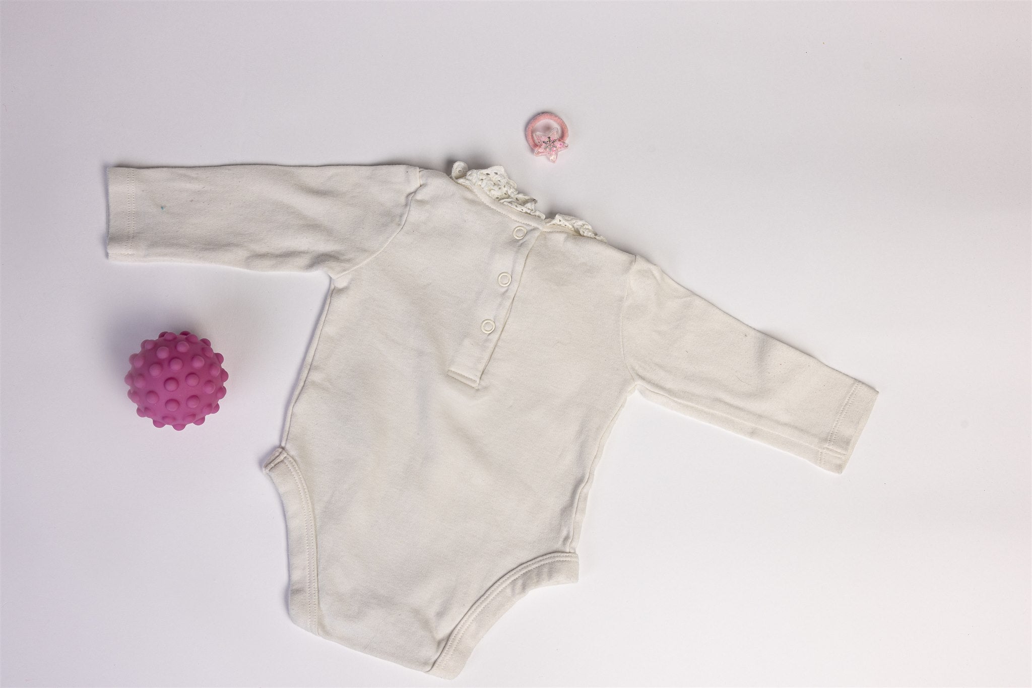 White bodysuit with three little bunnies "All my smiles begin with you, mummy"