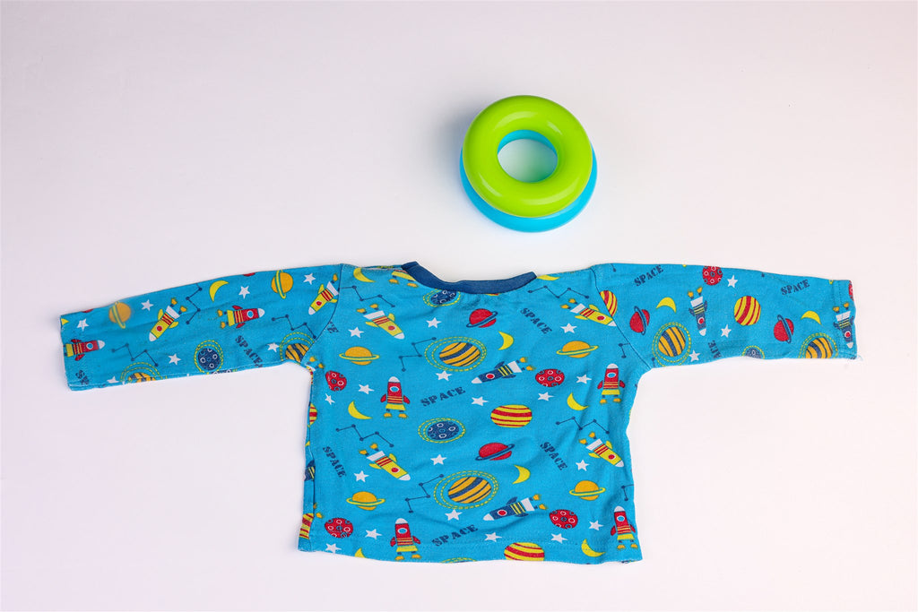 Two-piece space blue pyjamas