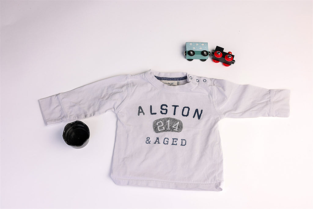 White "Alston & Aged" Top