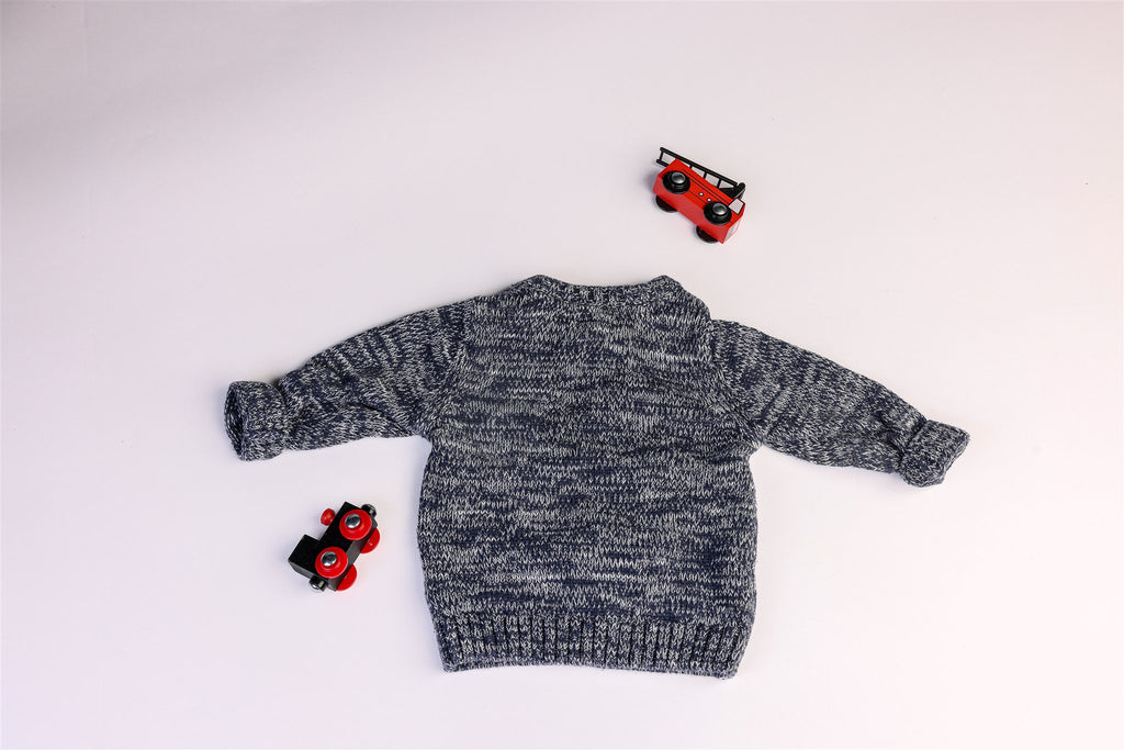 Grey snowman "stay cool" jumper