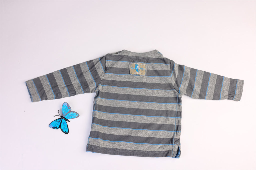 Grey striped "Petit chevalier" (Little Knight) top