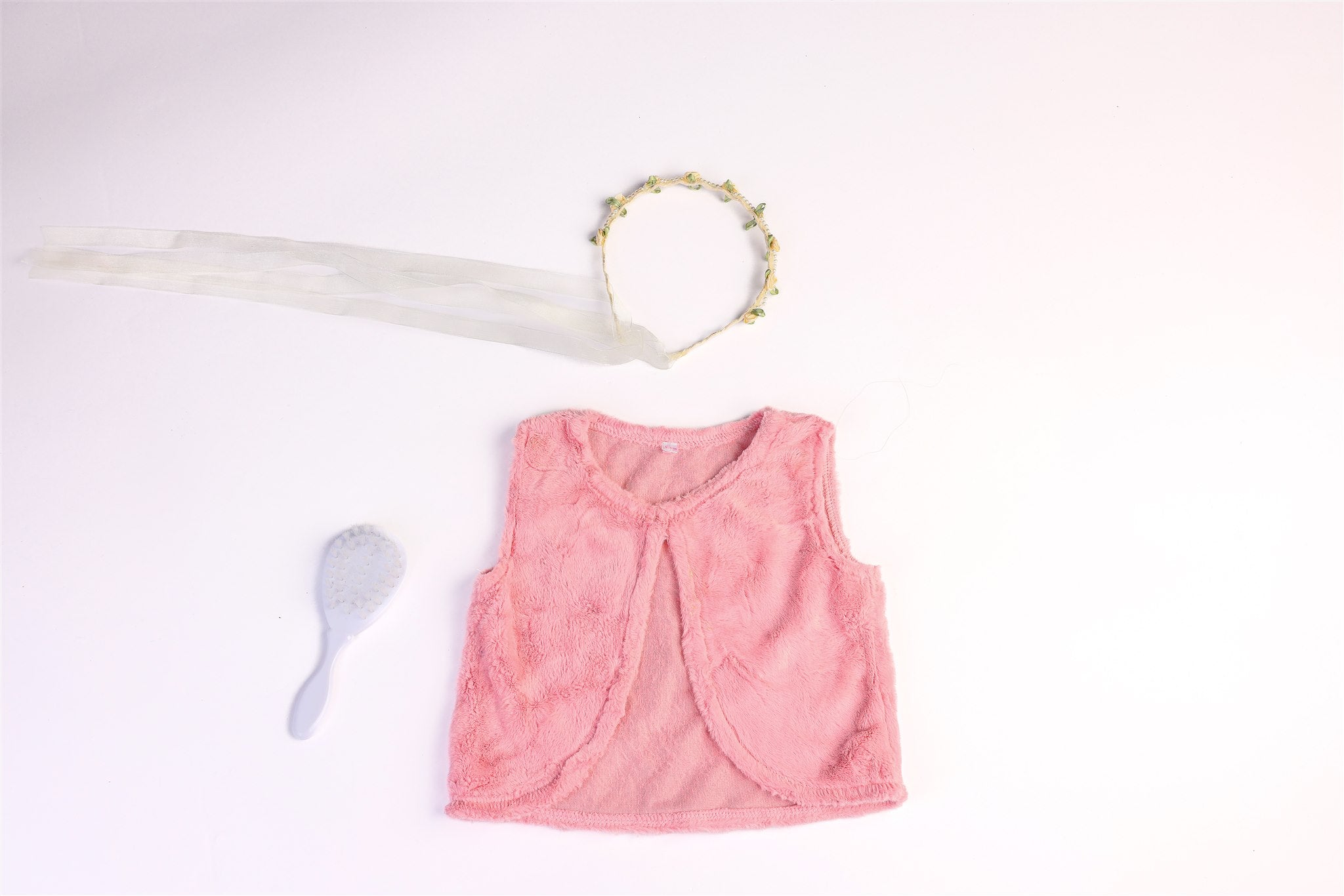 Pink jacket with a button front