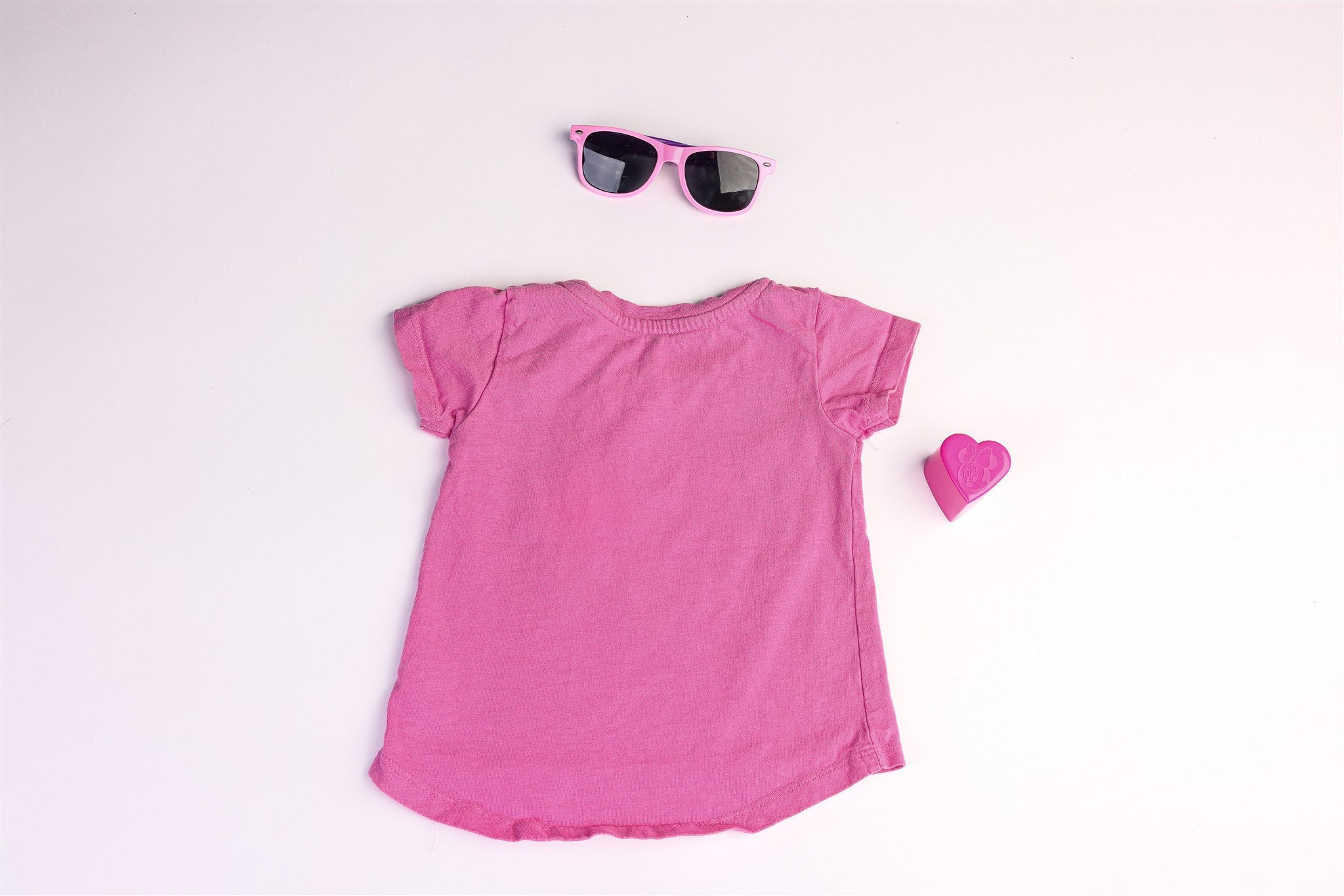 Pink cat top with small bow