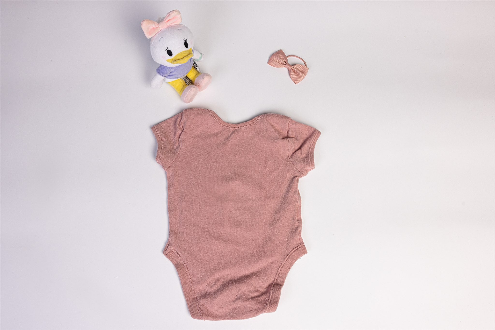Plain pink bodysuit
