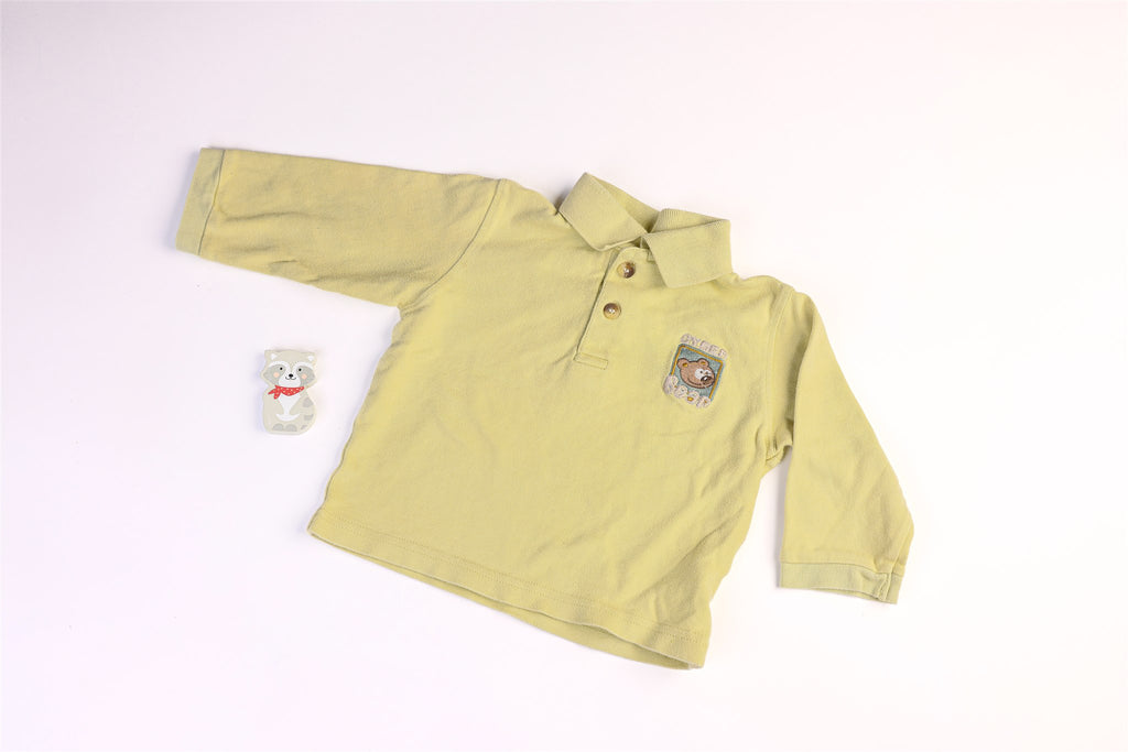 Green small teddy bear top