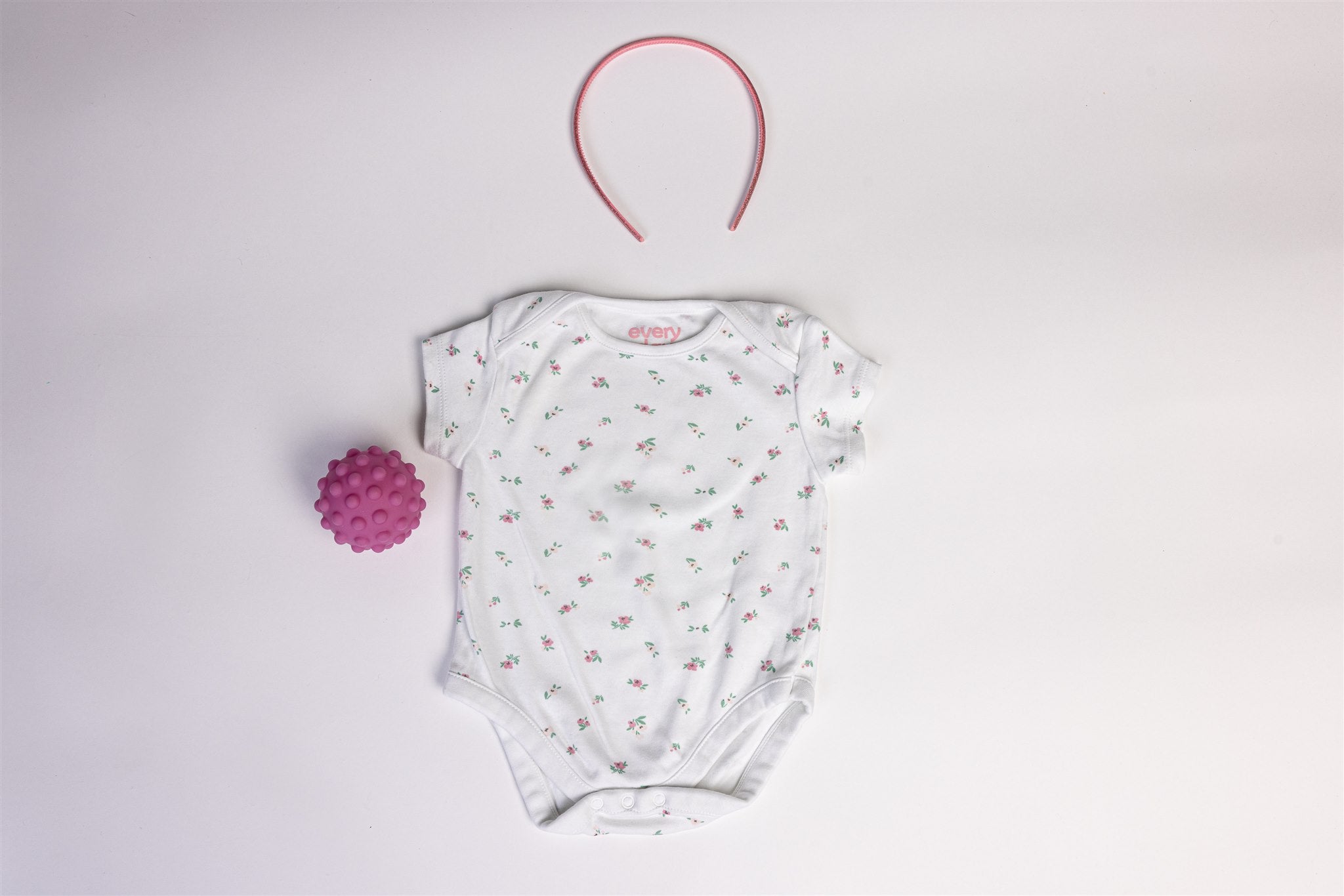 White floral bodysuit