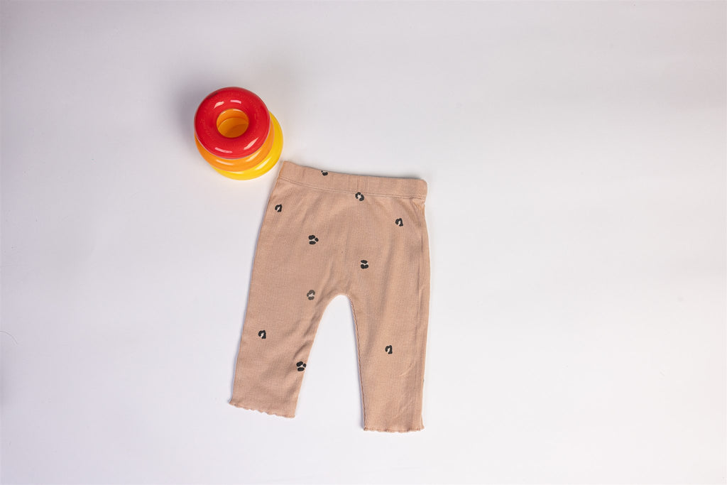 Black patterned trousers