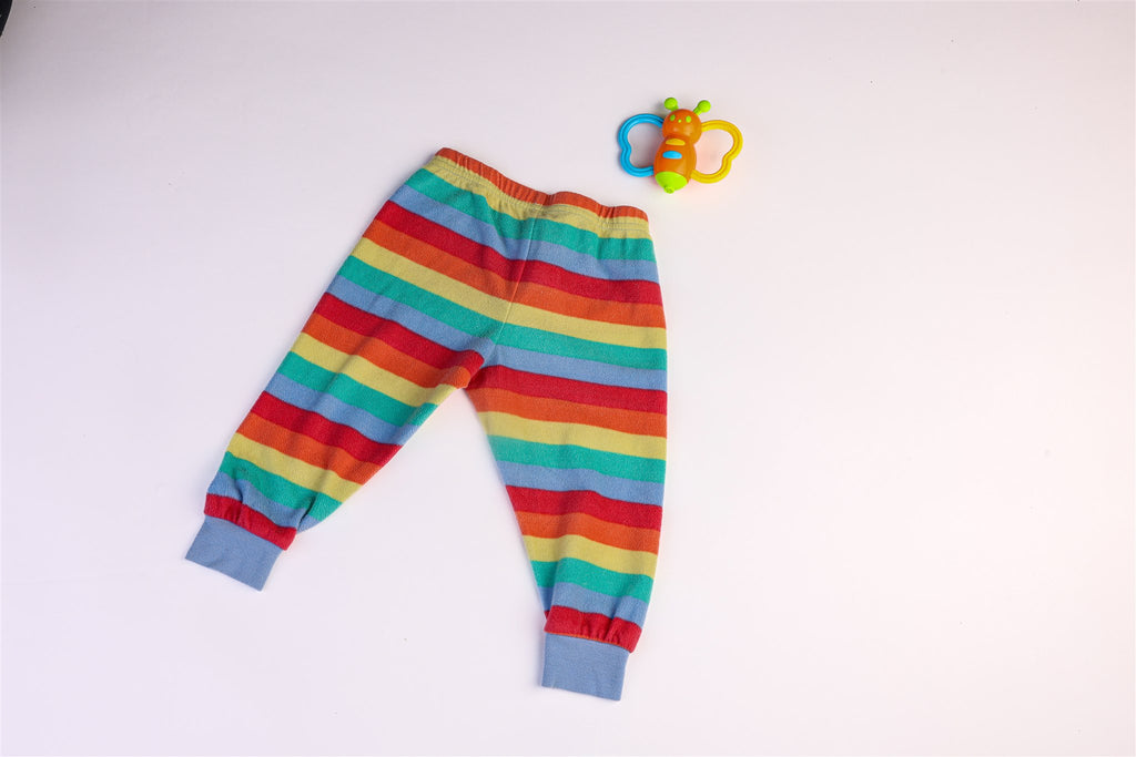 Striped sleepsuit bottoms