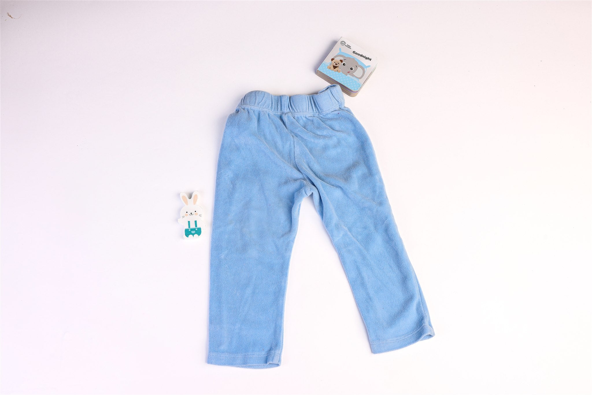 Thick blue pyjama trousers