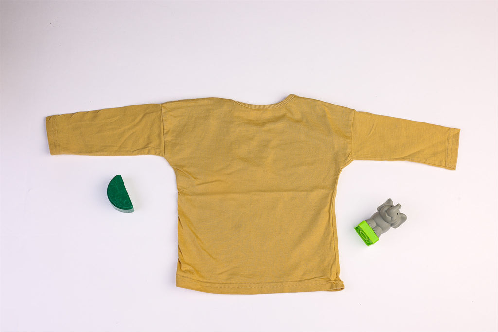 Yellow "Hugs are my favorite" top