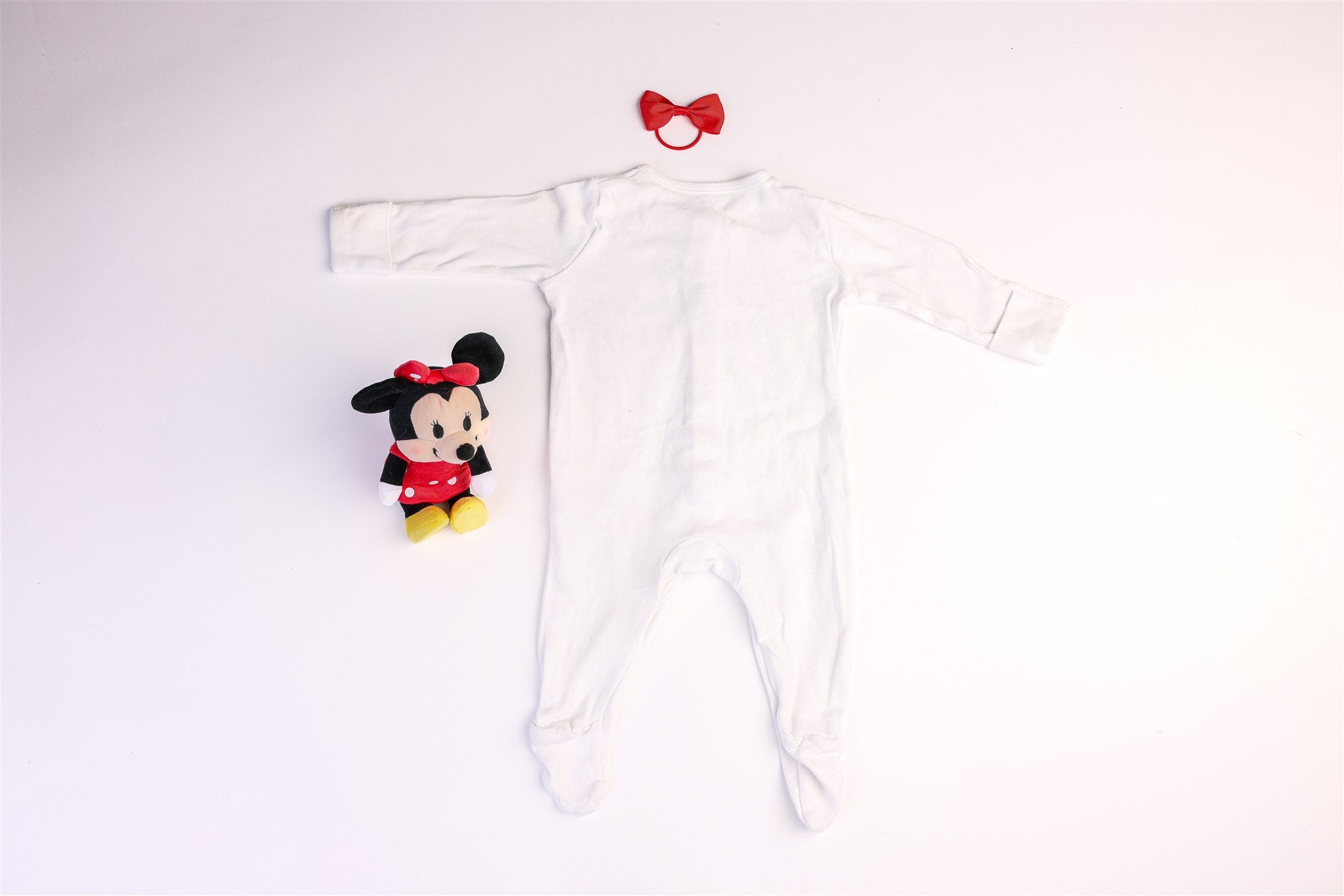 Minnie and Mickey Mouse sleepsuit