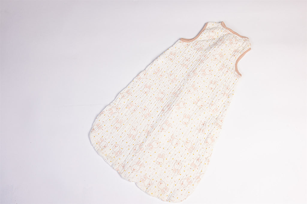 "Smile and Love" bunny sleeping bag