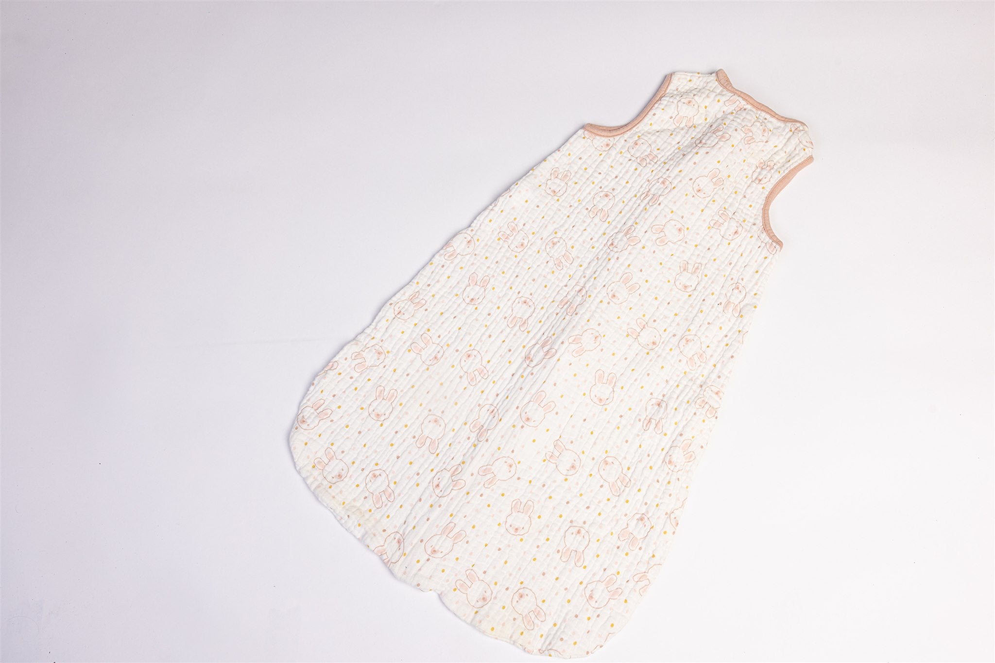 "Smile and Love" bunny sleeping bag